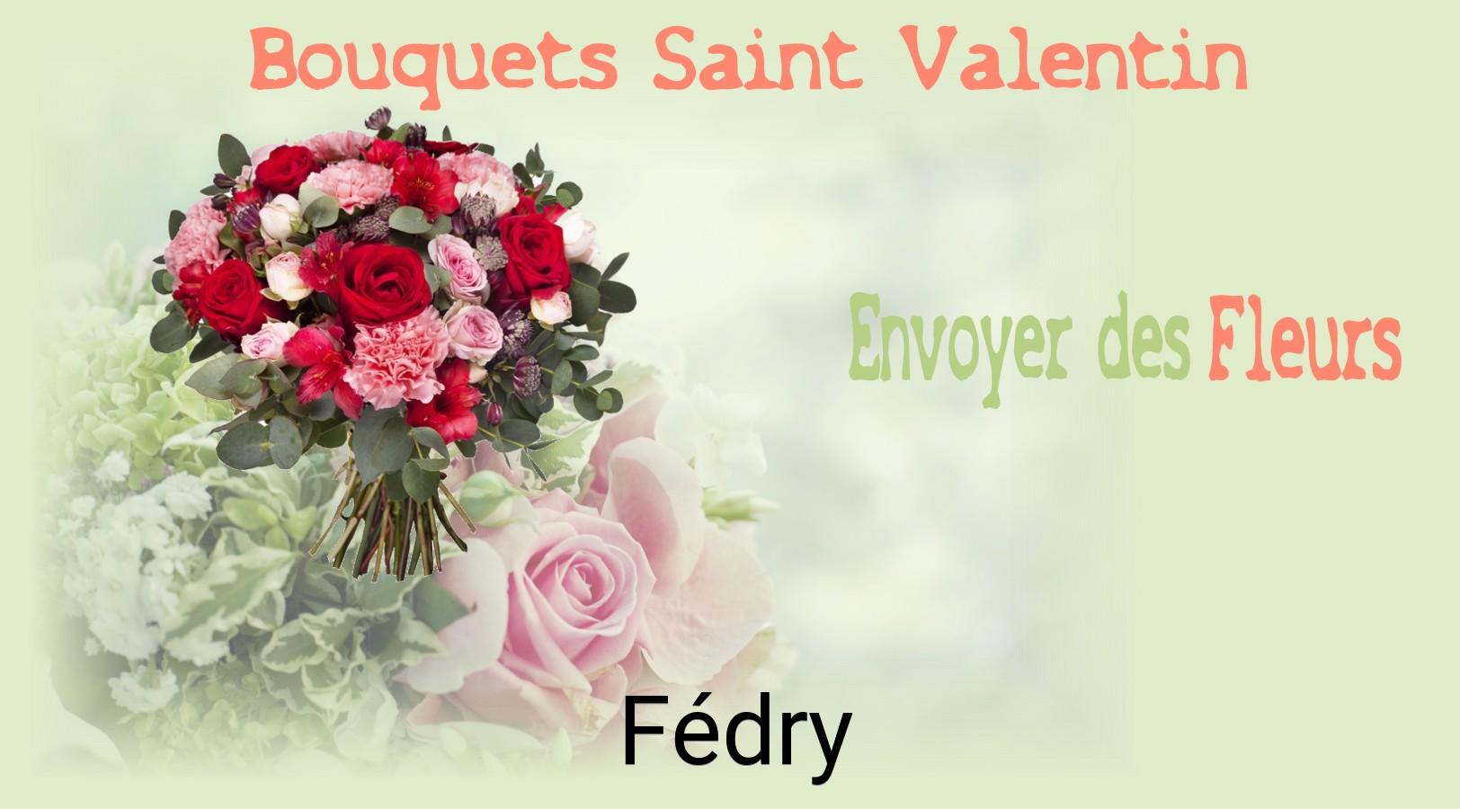 Roses de Saint-Valentin livrées à Fédry